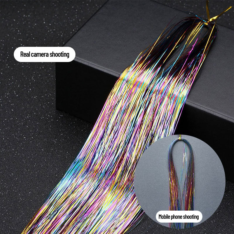 ✨Shining Debut! Dazzling Rainbow Hair Extensions ✨