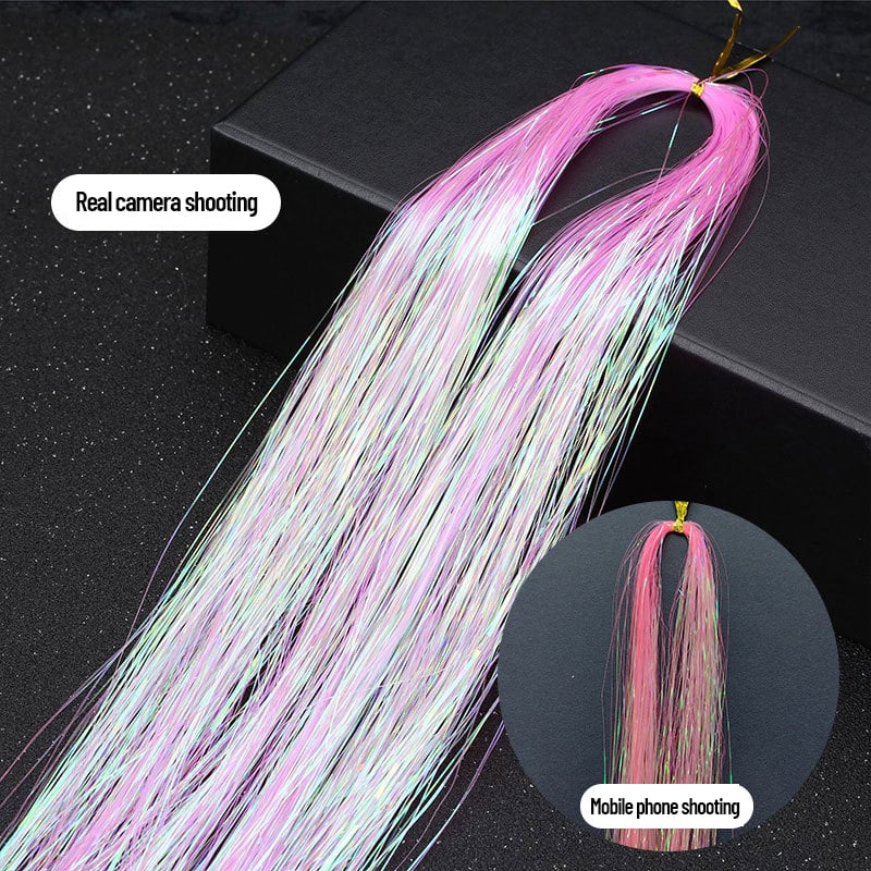 ✨Shining Debut! Dazzling Rainbow Hair Extensions ✨