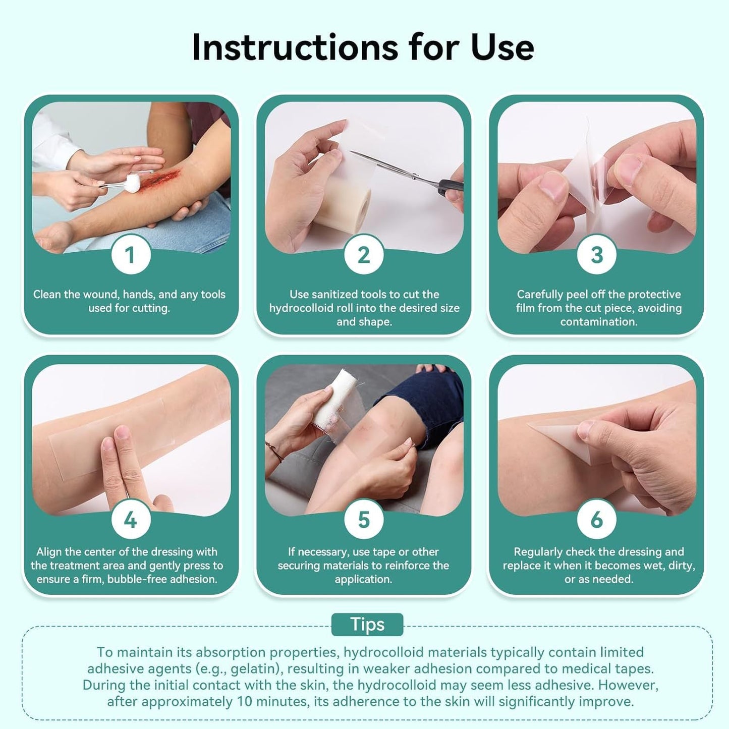 Hydrocolloid Wound Care Roll – Cut-to-Size Bandage
