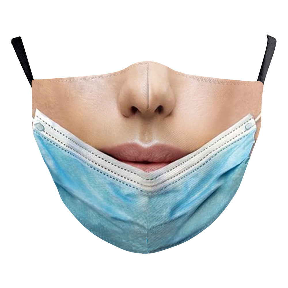 😷Funny mask: The Disguise That Breathes!