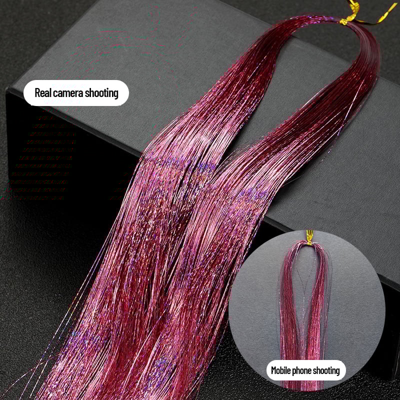 ✨Shining Debut! Dazzling Rainbow Hair Extensions ✨