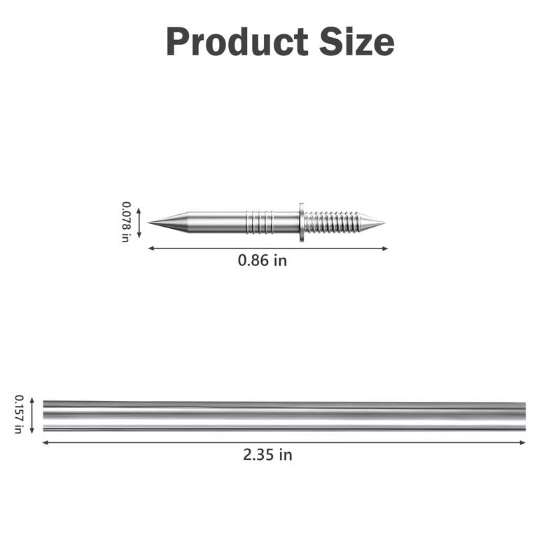 Double-Headed Skirting Thread Seamless Nail