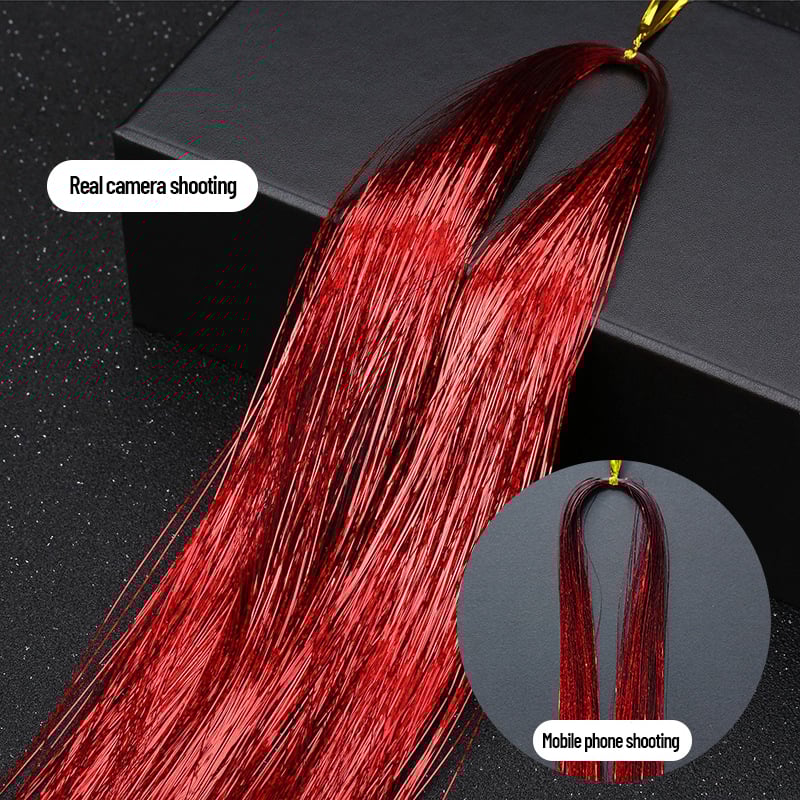 ✨Shining Debut! Dazzling Rainbow Hair Extensions ✨