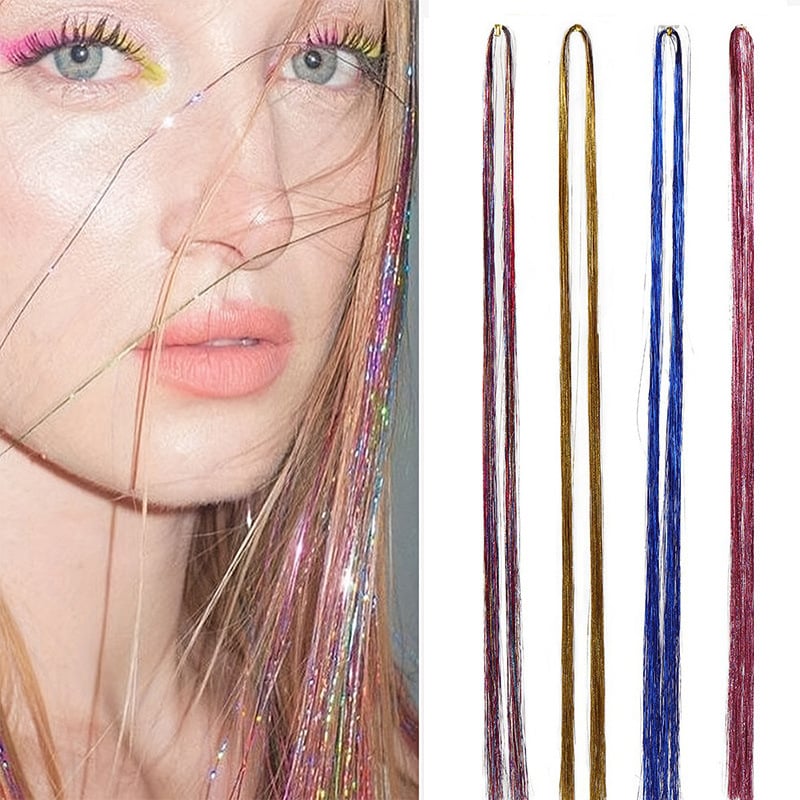 ✨Shining Debut! Dazzling Rainbow Hair Extensions ✨