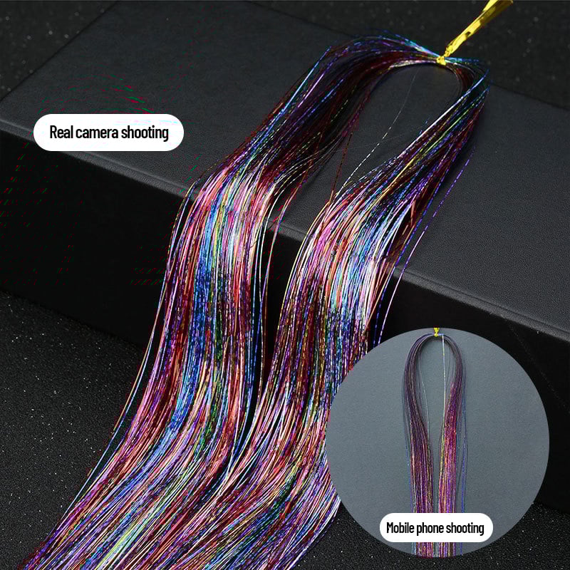 ✨Shining Debut! Dazzling Rainbow Hair Extensions ✨