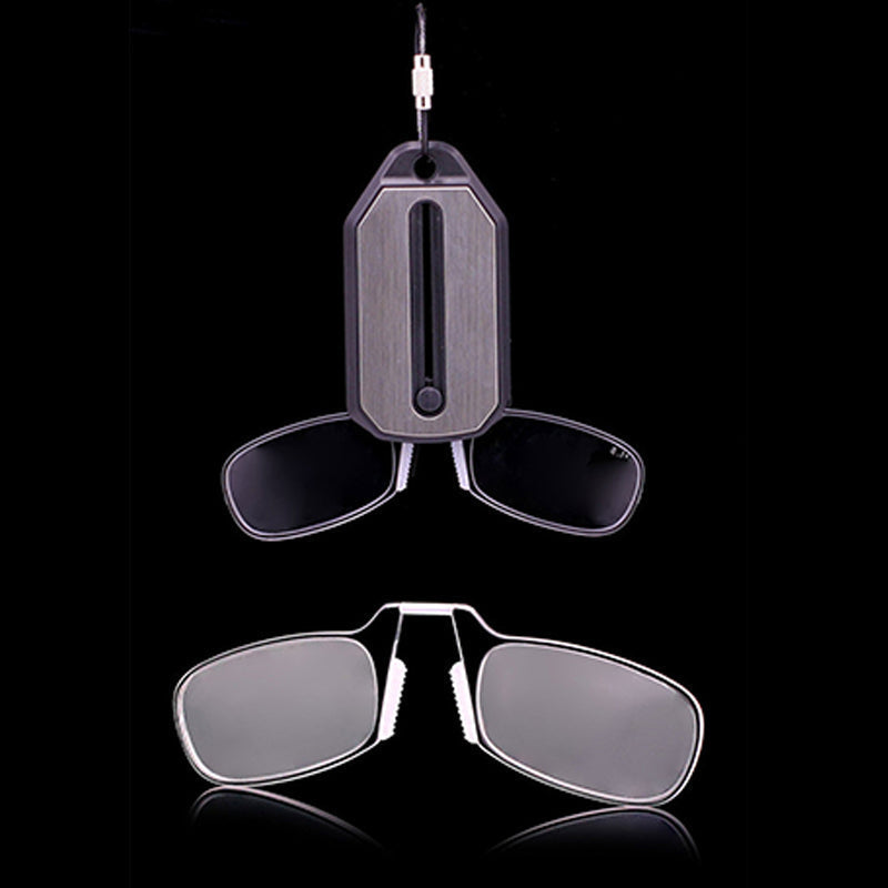 👀Clip-Nose Soft Silicone Reading Glasses Keychain
