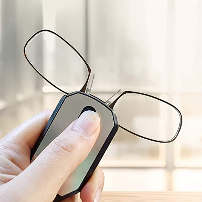 👀Clip-Nose Soft Silicone Reading Glasses Keychain