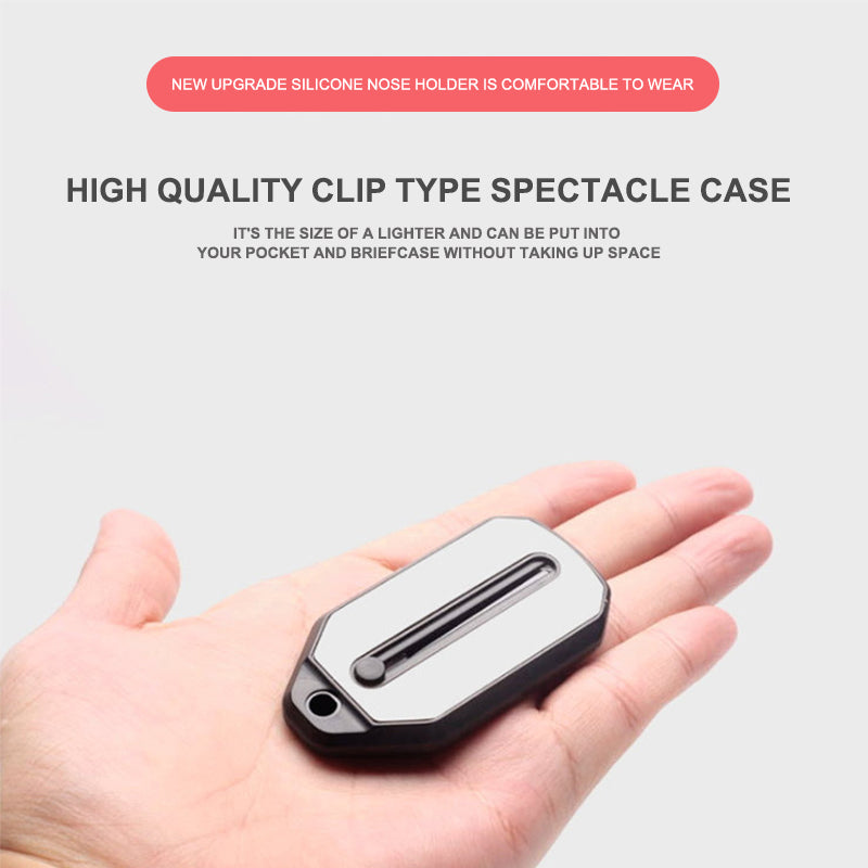 👀Clip-Nose Soft Silicone Reading Glasses Keychain