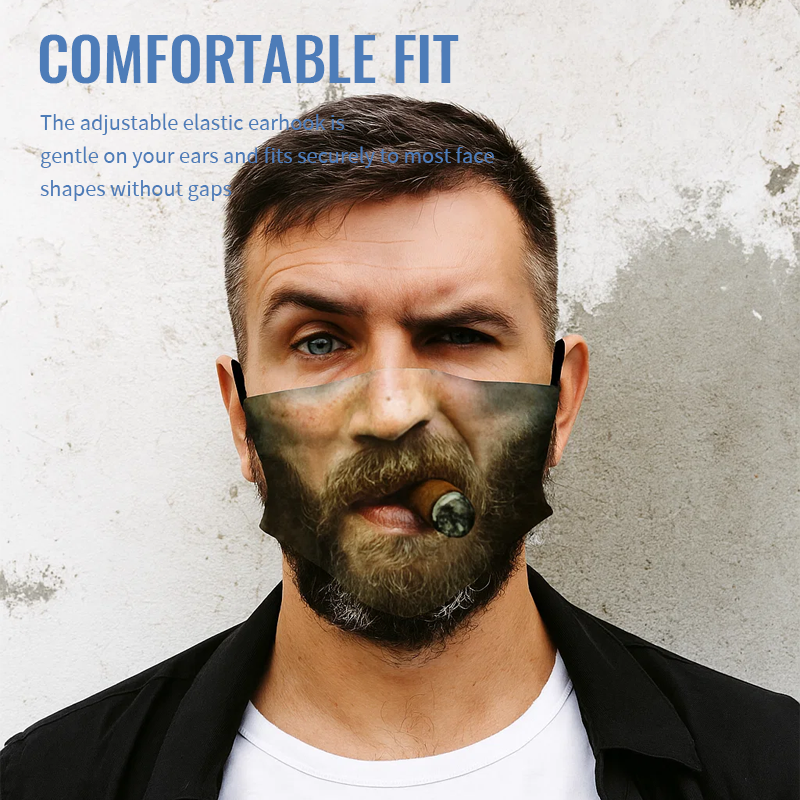 😷Funny mask: The Disguise That Breathes!
