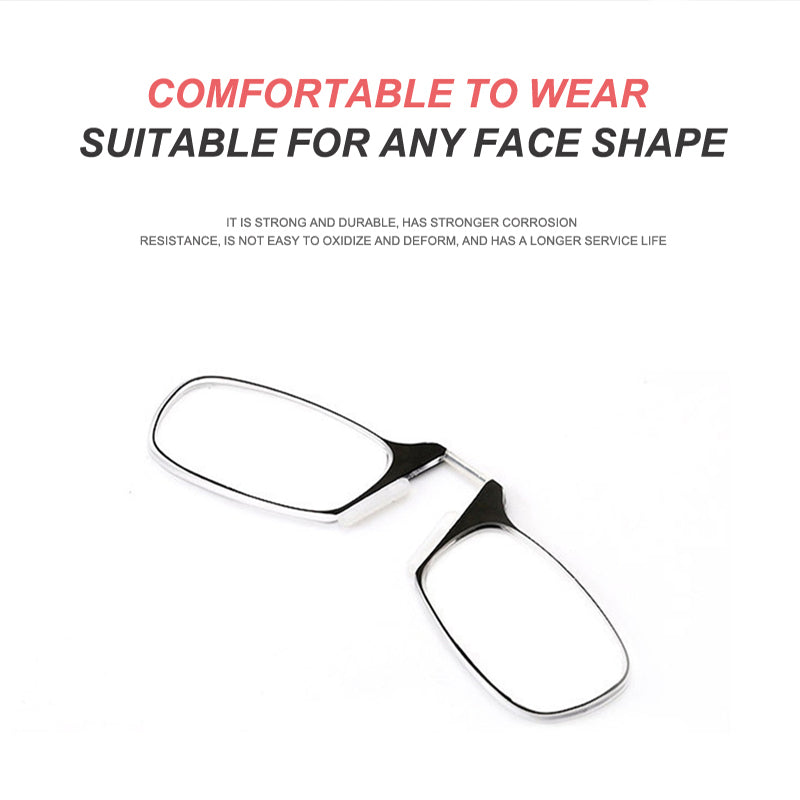 👀Clip-Nose Soft Silicone Reading Glasses Keychain