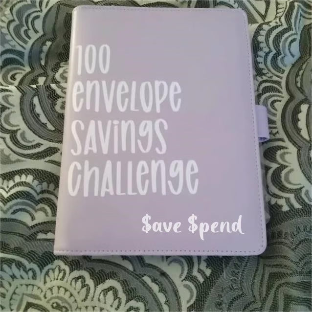 100 Envelope Challenge Binder Set-- A5 Money Saver Budget Binder Book with Cash Envelopes and SAVING CHALLENGE TRACKER