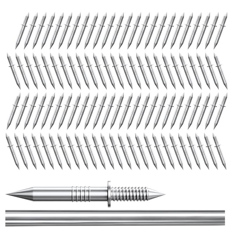 Double-Headed Skirting Thread Seamless Nail