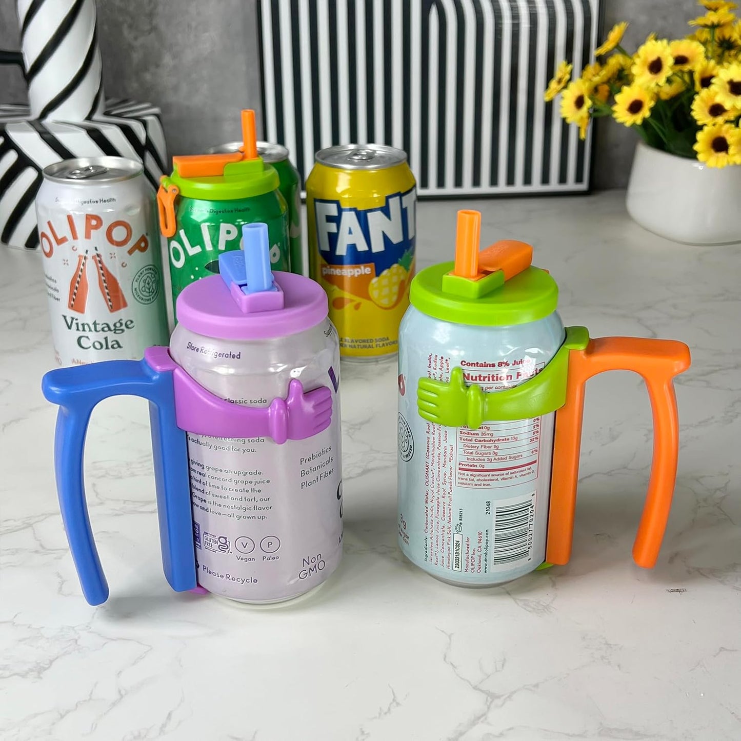 🔥2025 New Arrival 🔥Soda Can Lids and Holders for 12oz Cans