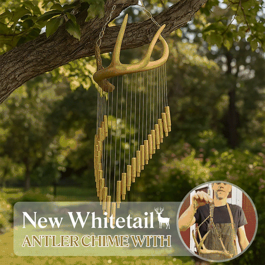 🔥2025 New Arrival 🔥Rustic Antler Brass Bell Chime