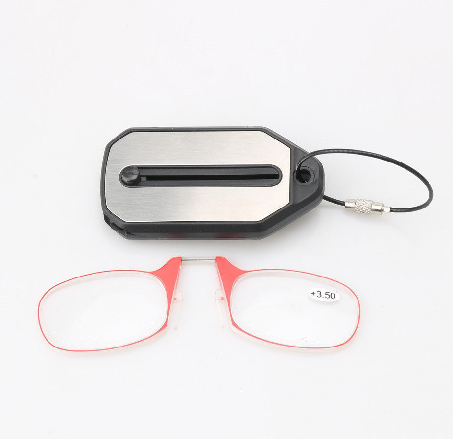 👀Clip-Nose Soft Silicone Reading Glasses Keychain