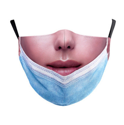 😷Funny mask: The Disguise That Breathes!