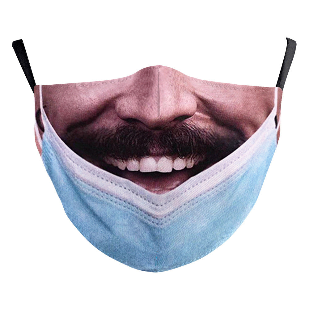 😷Funny mask: The Disguise That Breathes!