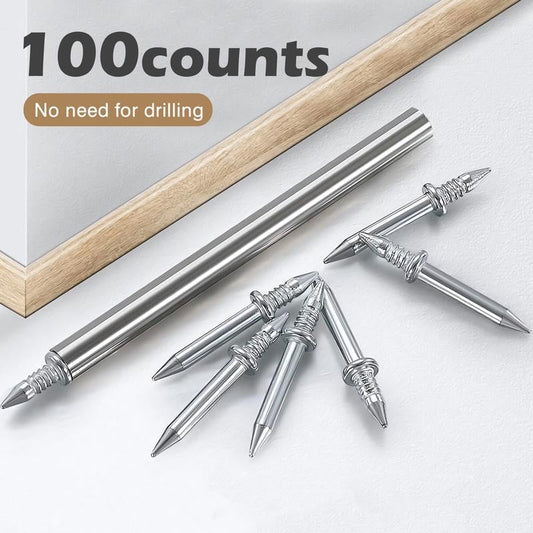 Double-Headed Skirting Thread Seamless Nail