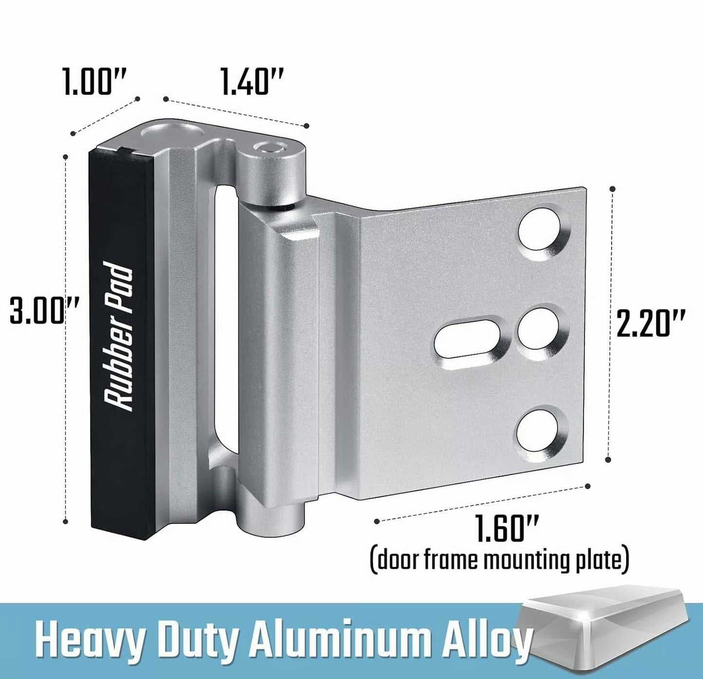 Upgraded Home Security Door Reinforcement Lock