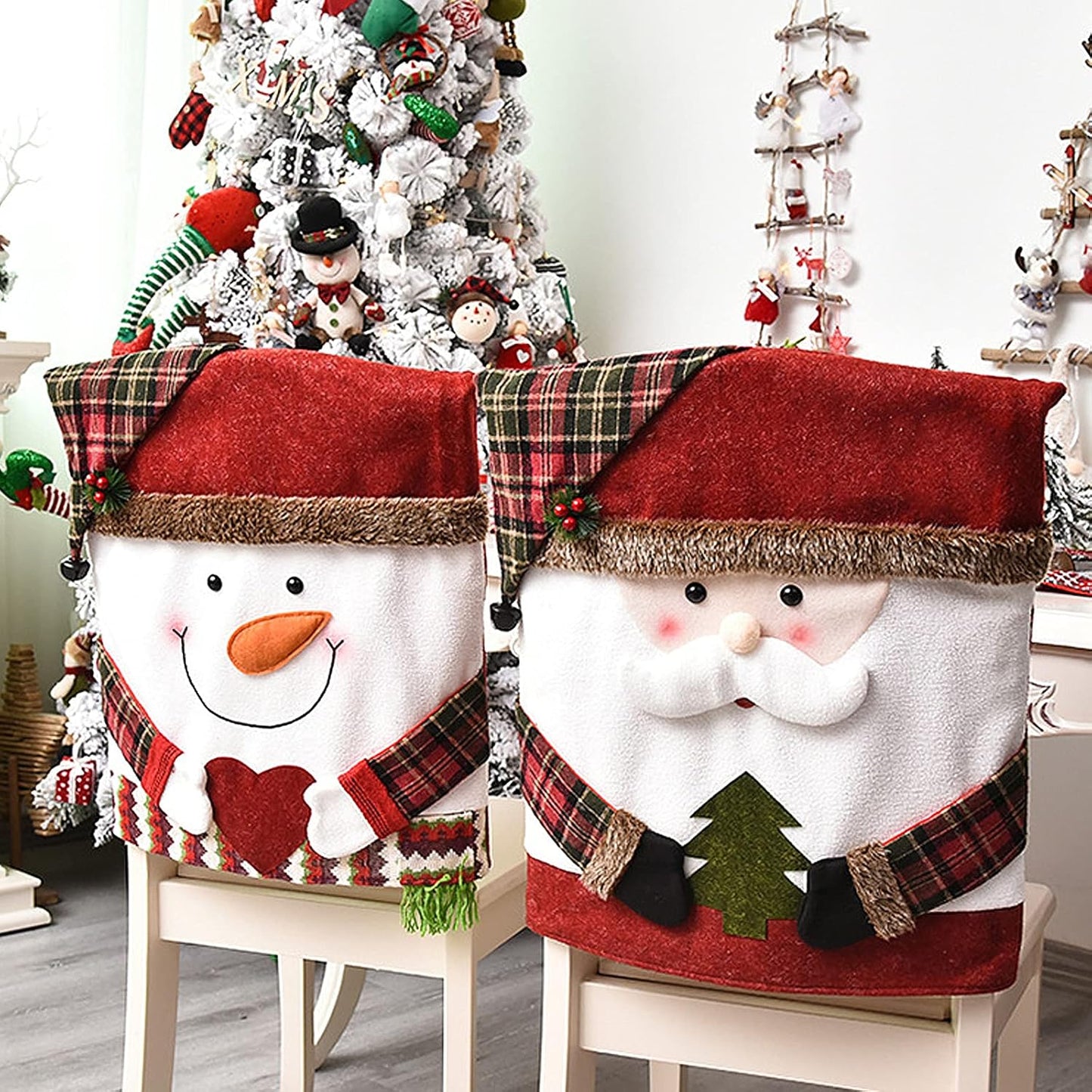 🔥2025 New Arrival 🔥Soft Christmas Themed Chair Cover