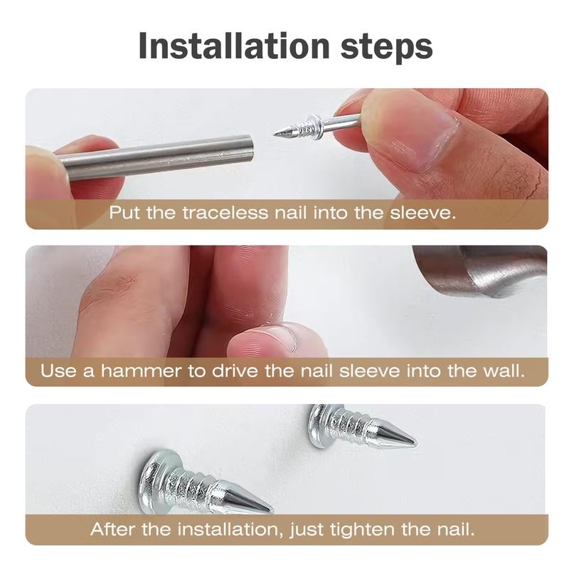 Double-Headed Skirting Thread Seamless Nail