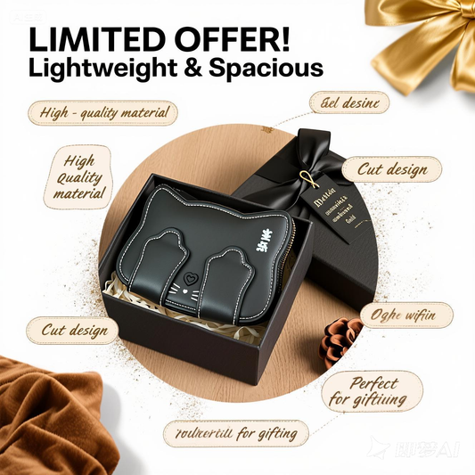 🔥2025 New Arrival 🔥Cat Wallet: Slim Design, Big Capacity